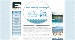 Desktop Screenshot of farrellpoolservice.com